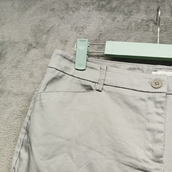 NEWYORK & COMPANY Women Office Pants Straight Leg Mid Rise Gray Size 8 - Picture 5 of 12